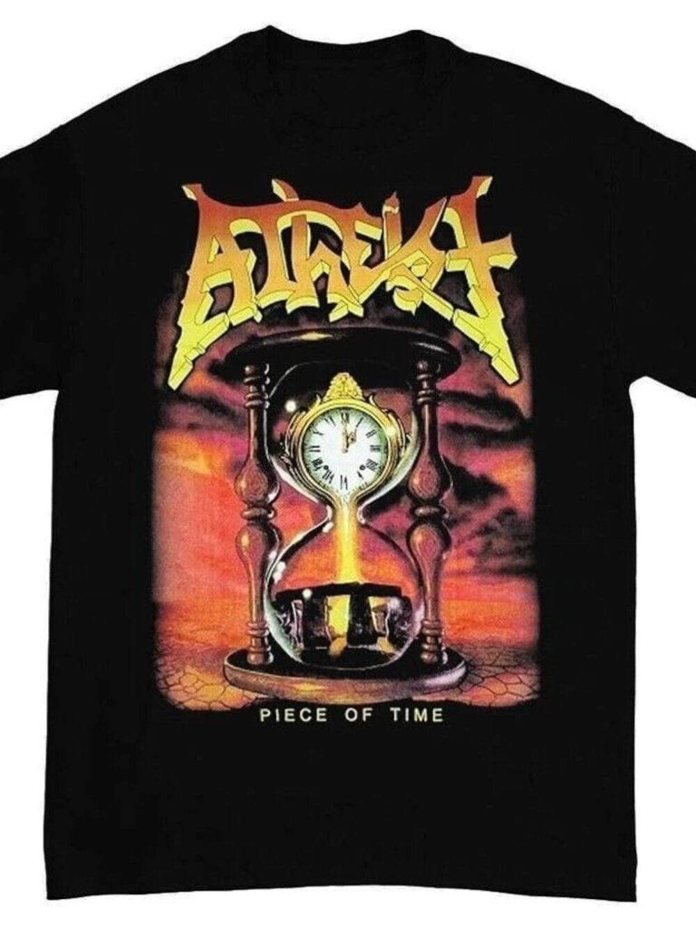 Atheist Piece of Time T-Shirt Unisex Metal Band Unisex T Shirt 240